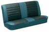 Front Buckets & Rear Seat Upholstery Kit for 1965 Chevy Chevelle & Malibu, Coupe, Hardtop [Madrid Grain Vinyl 2-Tone Turquoise] - image 3