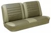 Front Split Bench & Rear Seat Upholstery Kit for 1965 Chevy Chevelle & Malibu, Coupe, Hardtop [Madrid Grain Vinyl 2-Tone Fawn] - image 2