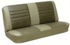 Front Split Bench & Rear Seat Upholstery Kit for 1965 Chevy Chevelle & Malibu, Coupe, Hardtop [Madrid Grain Vinyl 2-Tone Fawn] - image 3