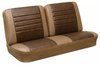 Front Split Bench & Rear Seat Upholstery Kit for 1965 Chevy Chevelle & Malibu, Coupe, Hardtop [Madrid Grain Vinyl 2-Tone Saddle] - image 2