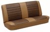 Front Split Bench & Rear Seat Upholstery Kit for 1965 Chevy Chevelle & Malibu, Coupe, Hardtop [Madrid Grain Vinyl 2-Tone Saddle] - image 3