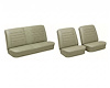 Front Buckets & Rear Seat Upholstery Kit for 1965 Chevy Chevelle & Malibu, Convertible [Madrid Grain Vinyl Fawn] - image 1
