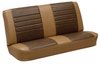Front Buckets & Rear Seat Upholstery Kit for 1965 Chevy Chevelle & Malibu, Convertible [Madrid Grain Vinyl 2-Tone Saddle] - image 3