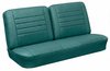Front Split Bench & Rear Seat Upholstery Kit for 1965 Chevy Chevelle & Malibu, Convertible [Madrid Grain Vinyl Turquoise] - image 2