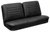 Front Split Bench & Rear Seat Upholstery Kit for 1965 Chevy Chevelle & Malibu, 2-Door Wagon [Madrid Grain Vinyl Black] - image 2