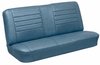 Front Split Bench & Rear Seat Upholstery Kit for 1965 Chevy Chevelle & Malibu, 2-Door Wagon [Madrid Grain Vinyl Light Blue] - image 3