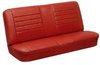 Front Split Bench & Rear Seat Upholstery Kit for 1965 Chevy Chevelle & Malibu, 2-Door Wagon [Madrid Grain Vinyl Red] - image 3