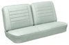 Front Split Bench & Rear Seat Upholstery Kit for 1965 Chevy Chevelle & Malibu, 2-Door Wagon [Madrid Grain Vinyl White] - image 2