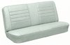 Front Split Bench & Rear Seat Upholstery Kit for 1965 Chevy Chevelle & Malibu, 2-Door Wagon [Madrid Grain Vinyl White] - image 3