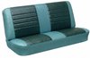 Front Split Bench & Rear Seat Upholstery Kit for 1965 Chevy Chevelle & Malibu, 2-Dr. Wagon [Madrid Grain Vinyl 2-Tone Turquoise] - image 3