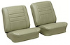 Front Bucket Seat Upholstery Kit for 1965 Chevrolet Chevelle, El Camino, Malibu, 4-Piece [Madrid Grain Vinyl Fawn] - image 1