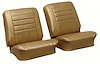 Front Bucket Seat Upholstery Kit for 1965 Chevrolet Chevelle, El Camino, Malibu, 4-Piece [Madrid Grain Vinyl Saddle] - image 1