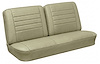 Front Split Back Bench Upholstery Kit for 1965 Chevrolet Chevelle, El Camino, Malibu [Madrid Grain Vinyl Fawn] - image 1