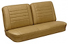 Front Split Back Bench Upholstery Kit for 1965 Chevrolet Chevelle, El Camino, Malibu [Madrid Grain Vinyl Saddle] - image 1