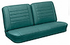 Front Split Back Bench Upholstery Kit for 1965 Chevrolet Chevelle, El Camino, Malibu [Madrid Grain Vinyl Turquoise] - image 1