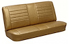 Rear Seat Upholstery Kit for 1965 Chevrolet Chevelle, Malibu, Coupe, Hardtop [Madrid Grain Vinyl Saddle] - image 1