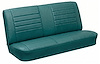 Rear Seat Upholstery Kit for 1965 Chevrolet Chevelle, Malibu, Convertible [Madrid Grain Vinyl Turquoise] - image 1