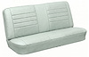 Rear Seat Upholstery Kit for 1965 Chevrolet Chevelle, Malibu, Convertible [Madrid Grain Vinyl White] - image 1