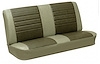 Rear Seat Upholstery Kit for 1965 Chevrolet Chevelle, Malibu, Convertible [Madrid Grain Vinyl 2-Tone Fawn] - image 1