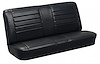 Rear Seat Upholstery Kit for 1965 Chevy Chevelle & Malibu, Convertible [Madrid Grain Vinyl Black]
