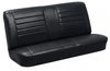 Front Buckets & Rear Seat Upholstery Kit for 1965 Chevy Chevelle & Malibu, Convertible [Madrid Grain Vinyl Black] - image 3