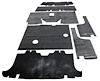 Under Carpet Sound Deadener Kit, OE-Style for 1967-1968 Mercury Cougar [7-Piece] - image 1