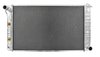 Reproduction Aluminum Radiator with Triple Pass Cooling Fits Select 1965-1981 GM Models [12 in. Dual Fans] - image 2