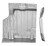 Trunk Floor Pan w/Brace Fits Select 1968-1972 Buick, Chevrolet, Oldsmobile, Pontiac, A-Body [Left/Driver Side] - image 1