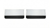 Front Standard Door Panel Set for 1965 Chevrolet Chevelle, El Camino & Malibu, All 2-Door Models [Black/White] - image 1