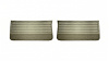 Front Standard Door Panel Set for 1965 Chevrolet Chevelle, El Camino & Malibu, All 2-Door Models [2-Tone Fawn] - image 1