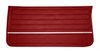 Front Deluxe Door Panel Set for 1965 Chevrolet Chevelle El Camino, Malibu, All 2-Door Models [Red] - image 2