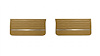 Front Deluxe Door Panel Set for 1965 Chevrolet Chevelle El Camino, Malibu, All 2-Door Models [Saddle] - image 1