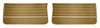 Front Deluxe Door Panel Set for 1965 Chevrolet Chevelle El Camino, Malibu, All 2-Door Models [Saddle] - image 2