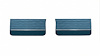 Front Deluxe Door Panel Set for 1965 Chevrolet Chevelle El Camino, Malibu, All 2-Door Models [2-Tone Blue] - image 1