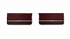 Front Deluxe Door Panel Set for 1965 Chevrolet Chevelle El Camino, Malibu, All 2-Door Models [2-Tone Red] - image 1