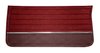 Front Deluxe Door Panel Set for 1965 Chevrolet Chevelle El Camino, Malibu, All 2-Door Models [2-Tone Red] - image 2