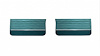 Front Deluxe Door Panel Set for 1965 Chevrolet Chevelle El Camino, Malibu, All 2-Door Models [2-Tone Turquoise] - image 1