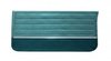 Front Deluxe Door Panel Set for 1965 Chevrolet Chevelle El Camino, Malibu, All 2-Door Models [2-Tone Turquoise] - image 3