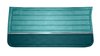 Front Deluxe Door Panel Set for 1965 Chevrolet Chevelle El Camino, Malibu, All 2-Door Models [2-Tone Turquoise] - image 4