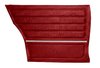 Rear Deluxe Side Panel Set for 1965 Chevrolet Chevelle, Malibu, Coupe/Hardtop [Red] - image 2