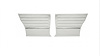 Rear Deluxe Side Panel Set for 1965 Chevrolet Chevelle, Malibu, Coupe/Hardtop [White] - image 1