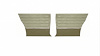 Rear Deluxe Side Panel Set for 1965 Chevrolet Chevelle, Malibu, Coupe/Hardtop [2-Tone Fawn] - image 1