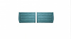 Rear Standard Side Panel Set for 1965 Chevrolet Chevelle, Malibu, Convertible [Turquoise] - image 1