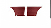 Rear Standard Side Panel Set for 1965 Chevrolet Chevelle 300, 2-Door Wagon [Red] - image 1