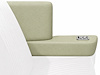 Rear Armrest Cover Set for 1965-1966 Chevrolet Chevelle, Malibu Convertible [Fawn] - image 1