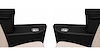 Rear Armrest Cover Set Fits Select 1968-1972 Buick, Oldsmobile, Pontiac A-Body Convertible Models [Black] - image 1