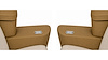 Rear Armrest Cover Set for 1968 & 1970 Chevrolet Chevelle, Malibu Convertible [Saddle] - image 1