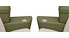 Rear Armrest Cover Set for 1969 Chevrolet Chevelle, Malibu Convertible [Gold] - image 1