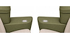 Rear Armrest Cover Set for 1970 Chevrolet Chevelle, Malibu Convertible [Gold] - image 1