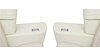Rear Armrest Cover Set for 1971-1972 Chevrolet Chevelle, Malibu Convertible [White] - image 1